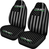 Black American Flag Mix GMC Car Seat Covers 212601 - YourCarButBetter