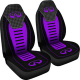 Black And Purple Infiniti Car Seat Covers Custom 1 210801 - YourCarButBetter