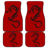 Black Chinese Dragon Amazing Car Floor Mats 211803 - YourCarButBetter