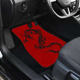 Black Chinese Dragon Amazing Car Floor Mats 211803 - YourCarButBetter