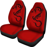Black Chinese Dragon Amazing Car Seat Covers 211803 - YourCarButBetter