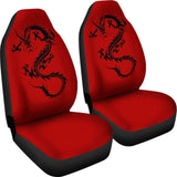 Black Chinese Dragon Amazing Car Seat Covers 211803 - YourCarButBetter