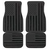 Black Us Flag Car Floor Mats 4Pcs| American Flag Car Mat Set 103131 - YourCarButBetter