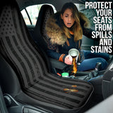 Black USA American Flag Car Seat Covers 210901 - YourCarButBetter