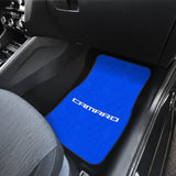 Blue Camaro White Letter Car Floor Mats 212802 - YourCarButBetter