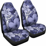 Blue & Purple Aloha Flowers Car Seat Covers 153908 - YourCarButBetter