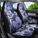 Blue & Purple Aloha Flowers Car Seat Covers 153908 - YourCarButBetter