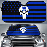 Blue Star Stripes American Flag US Coast Guard Car Auto Sun Shades 210701 - YourCarButBetter
