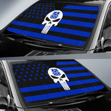 Blue Star Stripes American Flag US Coast Guard Car Auto Sun Shades 210701 - YourCarButBetter
