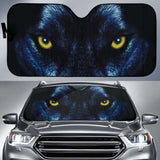 Blue Wolf Eyes Car Sun Shades 172609 - YourCarButBetter