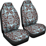 Boho Alien Space Pattern Five Car Seat Covers 103131 - YourCarButBetter
