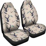 Boho Deer Feathers And Arrows Car Seat Covers Tan 161012 - YourCarButBetter