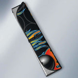 Bowling Balls Flame Pattern Car Auto Sun Shades 085424 - YourCarButBetter