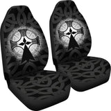 Brittany Car Seat Cover - Brittany Symbol With Celtic Cross 160905 - YourCarButBetter