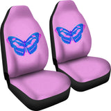 Butterfly Pink and Blue Car Seat Covers 211301 - YourCarButBetter