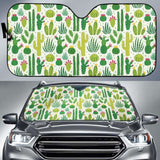 Cactus Pattern Car Auto Sun Shades 085424 - YourCarButBetter