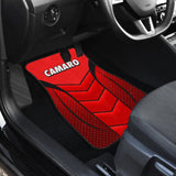 Camaro Red Car Floor Mats 210901 - YourCarButBetter