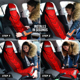 Camaro Red Car Seat Covers 210901 - YourCarButBetter