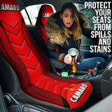 Camaro Red Car Seat Covers 210901 - YourCarButBetter