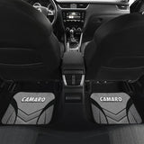 Camaro Silver Car Floor Mats 210901 - YourCarButBetter