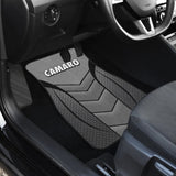 Camaro Silver Car Floor Mats 210901 - YourCarButBetter