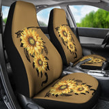 Car Seat Covers Native American Indian Sunflower Dream Catcher 210602 - YourCarButBetter