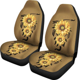 Car Seat Covers Native American Indian Sunflower Dream Catcher 210602 - YourCarButBetter