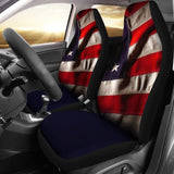 Car Seat Covers with American Flag Pride Custom Design 212501 - YourCarButBetter
