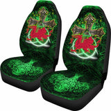 Celtic Car Seat Covers - Dragon Wales & Celtic Cross - 160905 - YourCarButBetter