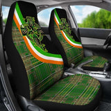 Celtic Car Seat Covers - Ireland Kilt Color & Celtic Cross - 160905 - YourCarButBetter