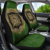 Celtic Car Seat Covers - Celtic Irish St Brigid’S Cross - Triple Spiral 160905 - YourCarButBetter
