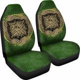 Celtic Car Seat Covers - Celtic Irish St Brigid’S Cross - Triple Spiral 160905 - YourCarButBetter