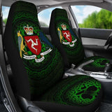 Celtic Car Seat Covers - Isle Of Man Celtic Coat Of Arms - 105905 - YourCarButBetter