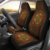 Celtic Car Seat Covers - Mid Autumn Celtic Leaves 174914 - YourCarButBetter