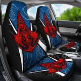 Celtic Car Seat Covers - Celtic Scotland Thistle With Tree Of Life And Knot Ornaments 110424 - YourCarButBetter