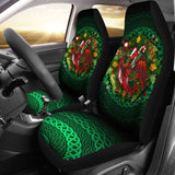 Celtic Christmas Car Seat Covers - Tiny Dragon 160830 - YourCarButBetter