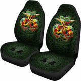 Celtic Heron With Tree Of Life Car Seat Covers - The Messengers Of Gods 110424 - YourCarButBetter