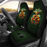 Celtic Heron With Tree Of Life Car Seat Covers - The Messengers Of Gods 110424 - YourCarButBetter