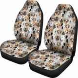 Central Asian Shepherd Dog Full Face Car Seat Covers 091706 - YourCarButBetter
