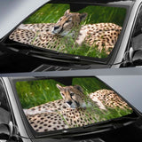 Cheetah Cologne Zoo Hd Car Sun Shade 172609 - YourCarButBetter