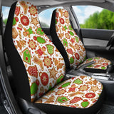Christmas Cookies Collection Gingerbread and Figures Xmas Tree Candy Car Seat Covers 211201 - YourCarButBetter