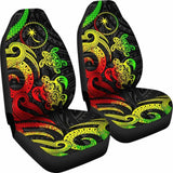 Chuuk Micronesian Car Seat Covers - Reggae Tentacle Turtle - 091114 - YourCarButBetter