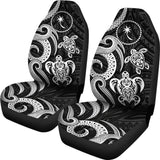 Chuuk Micronesian Car Seat Covers - White Tentacle Turtle - 091114 - YourCarButBetter