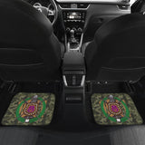 Classic Green Camouflage Omega Psi Phi Car Floor Mats 211706 - YourCarButBetter