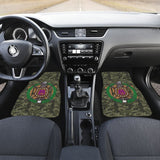 Classic Green Camouflage Omega Psi Phi Car Floor Mats 211706 - YourCarButBetter