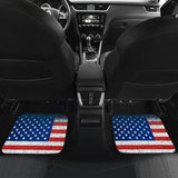 Classic Patriotic American Flag Car Floor Mats 211206 - YourCarButBetter