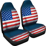 Classic Patriotic American Flag Car Seat Covers 211206 - YourCarButBetter