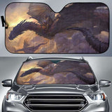 Cloud Sky Dragon Rider Car Auto Sun Shades 172609 - YourCarButBetter
