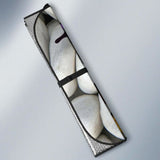 Colorful Butterflies White Stones Hd Car Sun Shade 172609 - YourCarButBetter