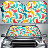 Colorful Moon Pattern Car Auto Sun Shades 172609 - YourCarButBetter